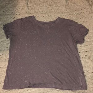 Cropped american eagle tee